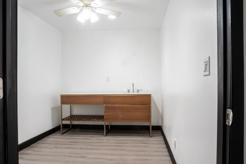 Private suite — vanity and sink
